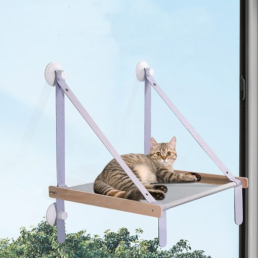 Hanging Cat Bed Pet Window Cat Hammock 20Kg Sunny Window Seat Mount Kitten Climbing Frame Suction Cup Pet Bed Shelf Seat Beds