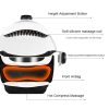 Head And Eye Two-In-One Massager, Air Pressure Vibration Therapy To Promote Sleep, Infrared Music Massage Helmet