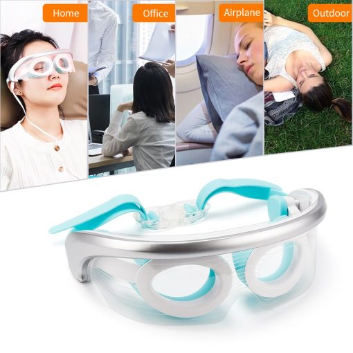 Led Photon Eye Massager Light Therapy Anti Aging Eye Skin Tighten Vibration Beauty Device Compress Relaxing Muscle Blindfold