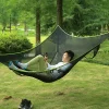 Multi Person Portable Camping Triangle Hammock Aerial Outdoor Tourist Hunting Backyard Garden Terrace Yard Patio Swing Bed