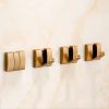 Nail Wall Hooks Aluminum Door Gold Hook Home Bathroom Organizer Rack Clothes Coat Hat Towel Hanger Robe Hook Galley Hooks