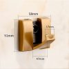 Nail Wall Hooks Aluminum Door Gold Hook Home Bathroom Organizer Rack Clothes Coat Hat Towel Hanger Robe Hook Galley Hooks