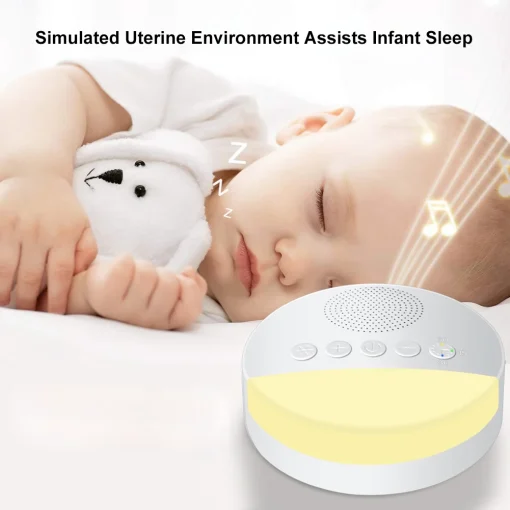 Plastic Sleep Meter With Night Light Music Sleep Therapy Helper Relaxing Sleeping Aid Therapy Device Save Energy Baby Care Tools