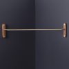 Quality Solid Wooden Clothes Hanger Bedroom Furniture Wall Hanging Corner Storage Brass Metal House Coat Rack Wardrobe Organizer