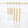 Solid Wood Metal Material Hooks Clothing Store Coat Hangers Goods Organizer Scarf Belt Hat Rack Display Cloakroom Anging Clip