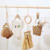 Solid Wood Metal Material Hooks Clothing Store Coat Hangers Goods Organizer Scarf Belt Hat Rack Display Cloakroom Anging Clip