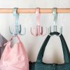 Space Saving Rotated Hanger Hooks Wardrobe Clothes Rack Hanger Organizer Bag Hanger Shoes Belt Scarf Hanging Rack Closet Hanger