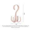 Space Saving Rotated Hanger Hooks Wardrobe Clothes Rack Hanger Organizer Bag Hanger Shoes Belt Scarf Hanging Rack Closet Hanger