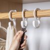 Space Saving Rotated Hanger Hooks Wardrobe Clothes Rack Hanger Organizer Bag Hanger Shoes Belt Scarf Hanging Rack Closet Hanger