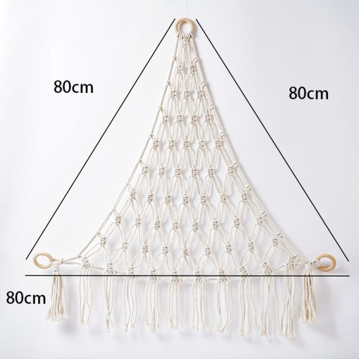 Toy Hammock Hanging Macrame Stuff Organizer Corner Plush Toys Net For Bedroom Household Hanging Macrame Stuff Animals Organizer