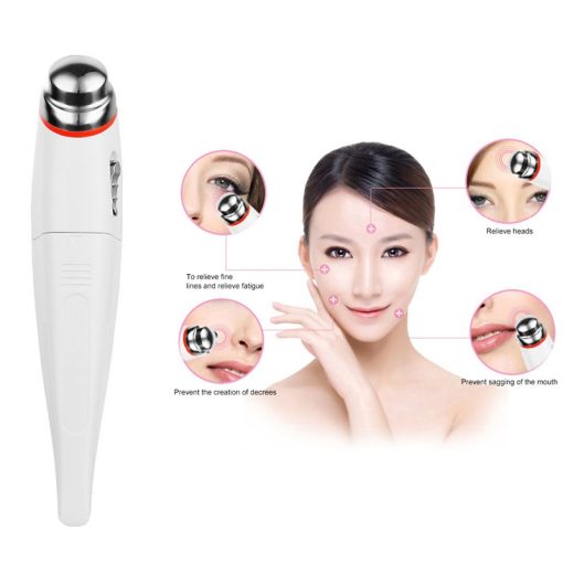 Ultrasonic Eye Face Massager Lip Facial Massage Skin Care Pen Iontophorm Remove Eye Bags Dark Circles Eye Care Health Beauty