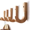 Wall Clothes Hanger Coat Wood Coat Rack Garden Hook Creative Hook Wall Hanger Wooden Coat Hooks Pretty Home Decoration