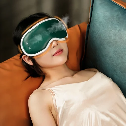 Wireless Heated Eye Rechargeable Smart Eye Massager Relax Strain Dry Dark Circles Improve Sleep 3D Contoured Eye Sleep