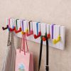 Wood Piano Keys Wall Mounted Coat Hook Hanger Wall Decoration Hat Storage Rack Wood Shelf Hanger Creative For Living,Dining Room