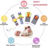 0~24 Months Baby Rattles Soft Plush Toys Foot Wrist Rattle Set Cartoon Newborn Development Educational Toys For Children