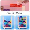 1-2 Player Creative Тетрис Game Tangram Math Toys Building Blocks 2 In 1 Board Game Kids Party Educational Toys For Children