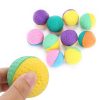 10Pcs Colorful Pet Cat Toy Latex Balls Durable Exercise Cat Kitten Soft Elastic Toys