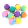 10Pcs Colorful Pet Cat Toy Latex Balls Durable Exercise Cat Kitten Soft Elastic Toys