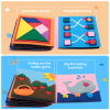Baby Montessori Busy Book Math Early Learning Toys Cloth Book Basic Life Skill Teaching Brush Teeth/Clock/Weather/Tie Shoes