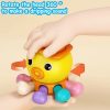 Baby Sensory Montessori Toys For 1Y Octopus Musical Educational Toy Bath Travel Puzzle Press Rotation Toys For Babies