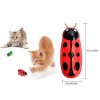 Cat Hunt Down Toy Mini Electric Insect Automatically Escaping Obstacles Turn Over Cockroach Ladybug Interactive Toys For Pet