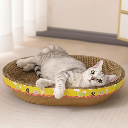 Cat Scratcher Cats Tree Cat Nest Board Cat Scratch For Sharpen Nails Scraper Cat Toys Chair Furniture Protector Multifunction