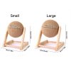 Cat Scratching Ball Toy Kitten Sisal Rope Ball Board Grinding Paws Toys Cats Scratcher Wear-Resistant Pet Furniture Supplies