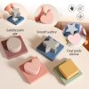 Children Montessori Silicone Toys Baby Early Education Toy Shape Matching Kids Puzzle Toys Sorter Games Baby Silicone Teether