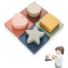 Children Montessori Silicone Toys Baby Early Education Toy Shape Matching Kids Puzzle Toys Sorter Games Baby Silicone Teether