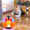 Crawling Crab Baby Toys With Music And Led Light Toddler Interactive Development Toy Walking Tummy Time Toy For Babies Girls