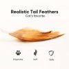 Interactive Cat Toy Automatic Mouse With Feather Tail Kitty With Usb Charging Pet Exercise With Led Lights Smart Electric Robot