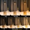 Led Aluminum Alloy Waterproof Rechargeable Desk Lamp Touch Dimming Metal Table Lamps For Bar Living Room Reading Camping Light