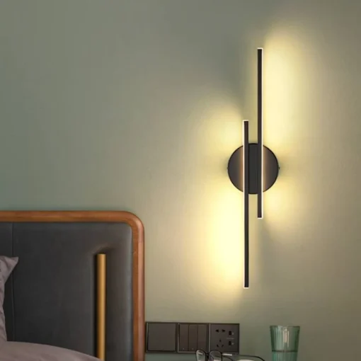 Led Modern Wall Light Bedroom Bedside Living Room Wall Lamp Nordic Balcony Aisle Study Corridor Interior Lighting Fixture