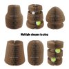 Magic Organ Cat Scratching Board Toys With Bell Cat Grinding Claw Kitten Climbing Frame Cat Nest Accessories