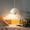 Modern Flowerpot Pendant Light Semicircular Restaurant Hanging Ceiling Lamp Indoor Living Room Bar Kitchen Island Lamps