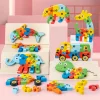 Montessori Wooden Toddler Puzzles For Kids Montessori Toys For Toddlers 2 3 4 Years Old Wooden Puzzle For Toddler Dinosaur Toy