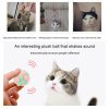 Pet Cat Toy Colorful Bouncy Ball Kitten Toys Plush Bell Ball Mouse Toy Planet Ball Cat Toys Interactive Pet Supplies