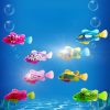 Pet Cat Toy Led Interactive Swimming Robot Fish Toy For Cat Glowing Electric Fish Toy To Stimulate Pet'S Hunter Instincts