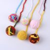 Pet Cat Toys Are Self Entertaining Chew And Tease Cats Toy Balls Colored Wool Balls Cat Supplies Fidget Toy For Cats Accessories