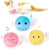 Smart Cat Toys Interactive Ball Catnip Cat Training Toy Pet Playing Ball Pet Squeaky Supplies Products Toy For Cats Kitten Kitty