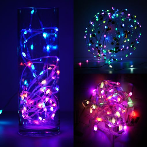 Ws2812B Led String Rgb Dream Color Birthday Decoration Party Lights Room Led Light Addressable Individually Waterproof Ip67 Dc5V