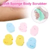 1Pc Bath Sponge Cartoon Duck/Penguin Exfoliating/Dead Skin Removing Sponge Baby Cleaning Shower Brush Bath Tools For Kids Adult