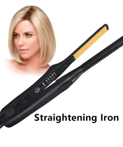2 In 1 Hair Straightener And Curler Small Flat Straightening Iron Mini Fast Heating Ceramic Ultra Thin 2 In 1 Hair Styler Tool