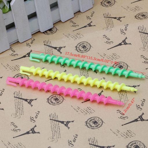 26Pcs Plastic Spiral Hair Perm Rod Barber Hairdressing Salon Tools Durable Hair Styling Tools Small Wave Generous 2 Size