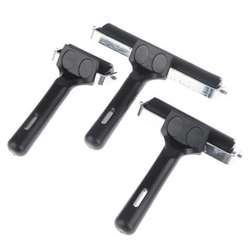 6/10/15/20Cm Professional Rubber Roller Brayer Ink Painting Printmaking Roller Art Stamping Tool Paint Roller Diy Craft Tools