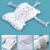 Baby Bath Seat Support Mat Foldable Bath Tub Pad &Amp Chair Newborn Bathtub Pillow Infant Anti-Slip Soft Comfort Body Cushion