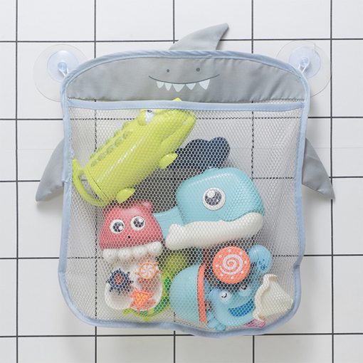 Baby Bath Toys Cute Mesh Net Toy Storage Bag Strong Suction Cups Bath Game Bag Bathroom Organizer Water Toys For Kids