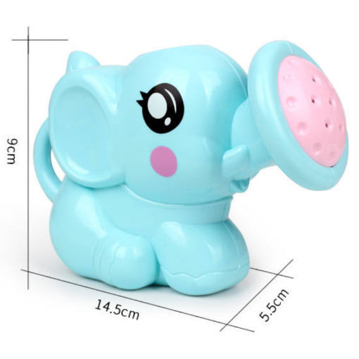 Baby Cartoon Elephant Shower Cup Newborn Child Shower Shampoo Sup Baby Shower Water Spoon Bath Cup Baby Tubs Toy Shower Products