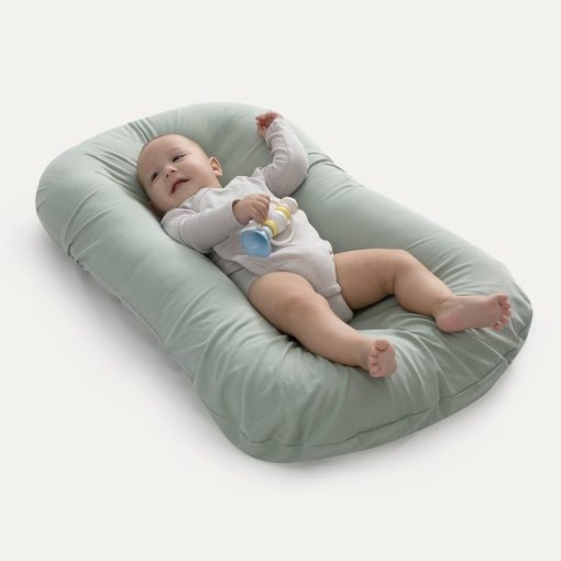 Baby Lounger & Infant Floor Seat Portable Baby Nest Bed For Girls Boys Organic Cotton Co Sleeper Bed Newborn Essentials