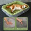 Dog Mat Thickened Oval Square Dog Sofa For Small Medium Large Dogs Cats Deep Sleep Nest Cushion Removable Washable Pet Bed